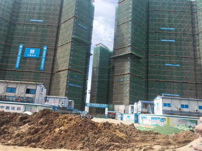 三亚建筑工程掠影 东岸村棚户区改造施工现场纪实